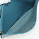 HERMES Evelyn 2GM Bag Taurillon ClemenceLeather Blue Silver Auth fm4915V-20