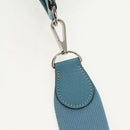 HERMES Evelyn 2GM Bag Taurillon ClemenceLeather Blue Silver Auth fm4915V-9