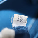 PRADA Hand Bag Safiano leather Blue Gold Auth fm4916-11