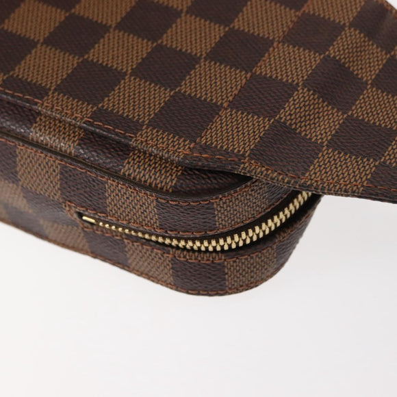 LOUIS VUITTON Damier Ebene Geronimos Shoulder Bag N51994 LV Auth fm4919V