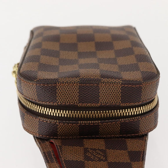 LOUIS VUITTON Damier Ebene Geronimos Shoulder Bag N51994 LV Auth fm4919V