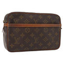 LOUIS VUITTON Monogram Compiegne 23 Clutch Bag M51847 LV Auth fm4921-1