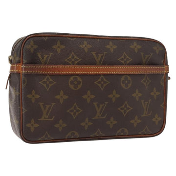 LOUIS VUITTON Monogram Compiegne 23 Clutch Bag M51847 LV Auth fm4921