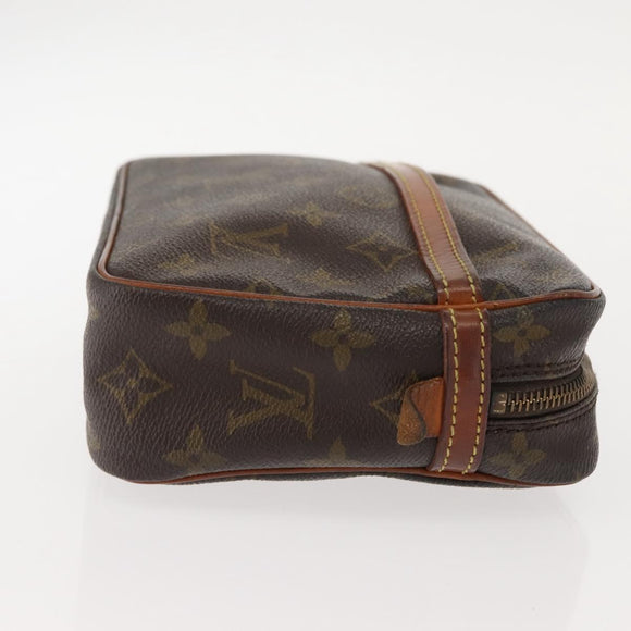 LOUIS VUITTON Monogram Compiegne 23 Clutch Bag M51847 LV Auth fm4921