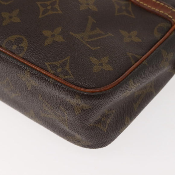 LOUIS VUITTON Monogram Compiegne 23 Clutch Bag M51847 LV Auth fm4921