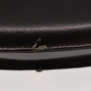 GUCCI Shoulder Bag Leather Brown gold Auth fm4925-3