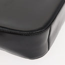 GUCCI Shoulder Bag Enamel Black Silver Auth fm4926-15