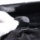 GUCCI Shoulder Bag Enamel Black Silver Auth fm4926-12