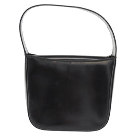 GUCCI Shoulder Bag Enamel Black Silver Auth fm4926 - 0