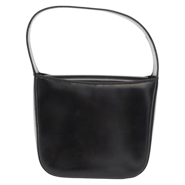 GUCCI Shoulder Bag Enamel Black Silver Auth fm4926 - 0