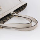 GUCCI Abbey Tote Bag Leather White Gold 141472 Auth fm4928-7
