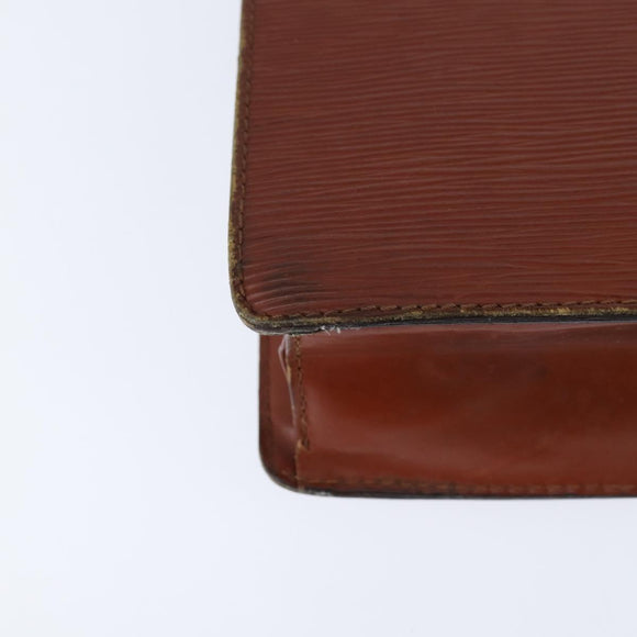 LOUIS VUITTON Epi Monceau 28 Hand Bag Brown M52123 LV Auth fm4929