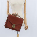 LOUIS VUITTON Epi Monceau 28 Hand Bag Brown M52123 LV Auth fm4929-25