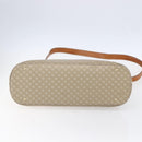 CELINE Macadam Canvas Hand Bag PVC 2way Beige Gold Auth fm4931-5