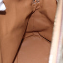 CELINE Macadam Canvas Hand Bag PVC 2way Beige Gold Auth fm4931-23