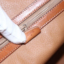 CELINE Macadam Canvas Hand Bag PVC 2way Beige Gold Auth fm4931-12
