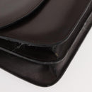 CELINE Hand Bag Leather Brown Gold Auth fm4934-9