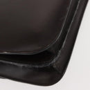 CELINE Hand Bag Leather Brown Gold Auth fm4934-15