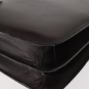 CELINE Hand Bag Leather Brown Gold Auth fm4934-16