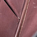 CELINE Hand Bag Leather Brown Gold Auth fm4934-21