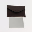 CELINE Hand Bag Leather Brown Gold Auth fm4934-23