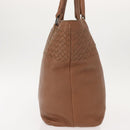 BOTTEGA VENETA INTRECCIATO Tote Bag Leather Brown Auth fm4936A-4