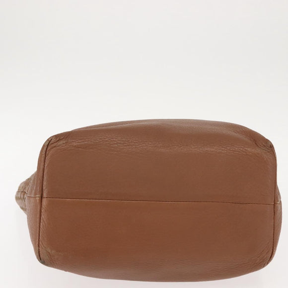 BOTTEGA VENETA INTRECCIATO Tote Bag Leather Brown Auth fm4936A