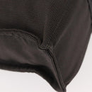 HERMES Her Line MM Hand Bag Canvas Gray Auth fm4937-14