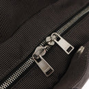 HERMES Her Line MM Hand Bag Canvas Gray Auth fm4937-10