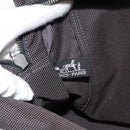 HERMES Her Line MM Hand Bag Canvas Gray Auth fm4937-17