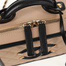 CHANEL CC Filigree Vanity Chain Bag Caviar Skin Beige Gold CC Auth fm4940M-21