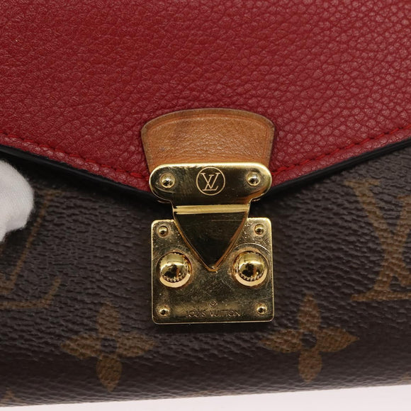 LOUIS VUITTON Monogram Noir Portefeuille Geldbörse Kompakte Brieftasche M67478 Auth fm4941