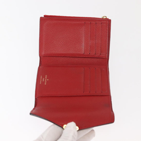 LOUIS VUITTON Monogram Noir Portefeuille Geldbörse Kompakte Brieftasche M67478 Auth fm4941