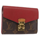 LOUIS VUITTON Monogram Noir Portefeuille Geldbörse Kompakte Brieftasche M67478 Auth fm4941-1