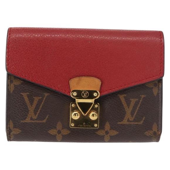 LOUIS VUITTON Monogram Noir Portefeuille Purse Compact Wallet M67478 Auth fm4941