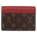 LOUIS VUITTON Monogram Noir Portefeuille Geldbörse Kompakte Brieftasche M67478 Auth fm4941-2