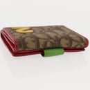 Christian Dior Trotter Canvas Bifold Wallet PVC Rasta Color Auth fm4943-5