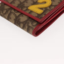 Christian Dior Trotter Canvas Bifold Wallet PVC Rasta Color Auth fm4943-14