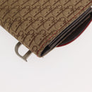 Christian Dior Trotter Canvas Saddle Long Wallet Rasta Color Auth fm4944-16