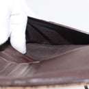 Christian Dior Trotter Canvas Saddle Long Wallet Rasta Color Auth fm4944-18