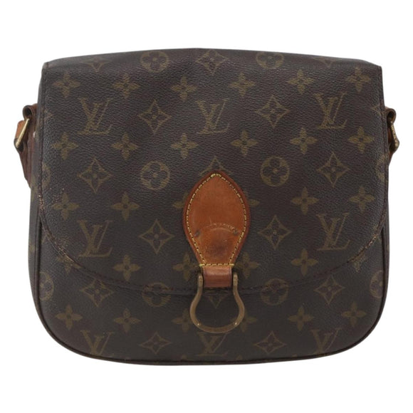 LOUIS VUITTON Monogram Saint Cloud GM Shoulder Bag M51242 LV Auth fm4946