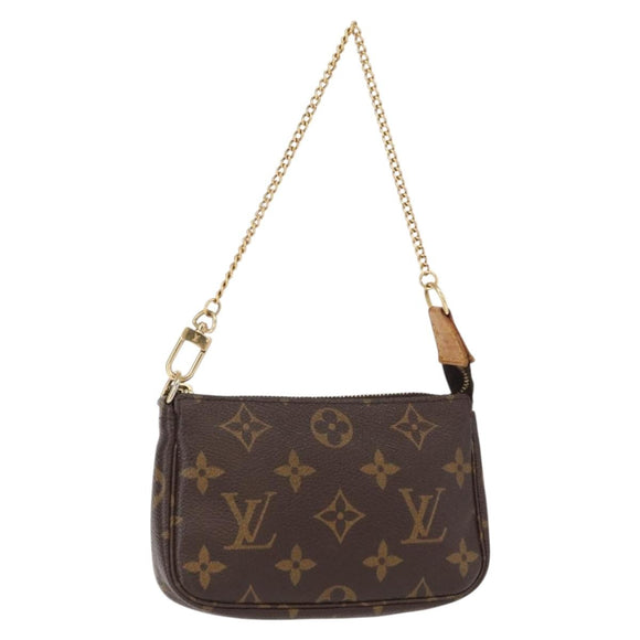 LOUIS VUITTON Monogram Mini Pochette Accessoires Pouch M58009 LV Auth fm4950