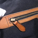 BURBERRY Nova Check Hand Bag PVC 2way Beige Gold Auth fm4955-20