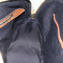 BURBERRY Nova Check Hand Bag PVC 2way Beige Gold Auth fm4955-21