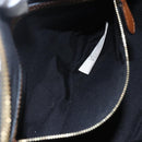 BURBERRY Nova Check Hand Bag PVC 2way Beige Gold Auth fm4955-23