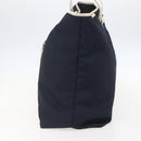 GUCCI Tote Bag Nylon Navy Silver 169943 Auth fm4956-4
