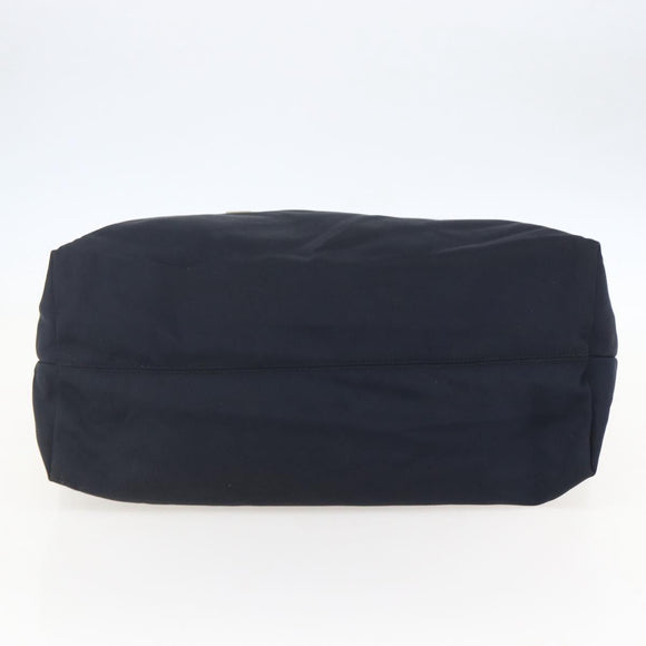 GUCCI Tote Bag Nylon Navy Silver 169943 Auth fm4956