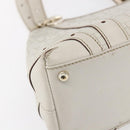GUCCI Hand Bag Leather Ivory Gold 145761 Auth fm4957-14