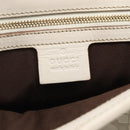 GUCCI Hand Bag Leather Ivory Gold 145761 Auth fm4957-10