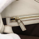 GUCCI Hand Bag Leather Ivory Gold 145761 Auth fm4957-17